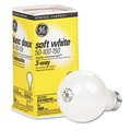 Ge GE 97494 Three-Way Soft White Incandescent Globe Bulb- 50/100/150 Watts 43168385404